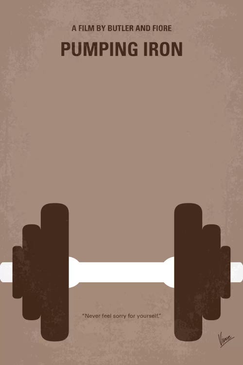 Pumping Iron Minimal Movie Poster