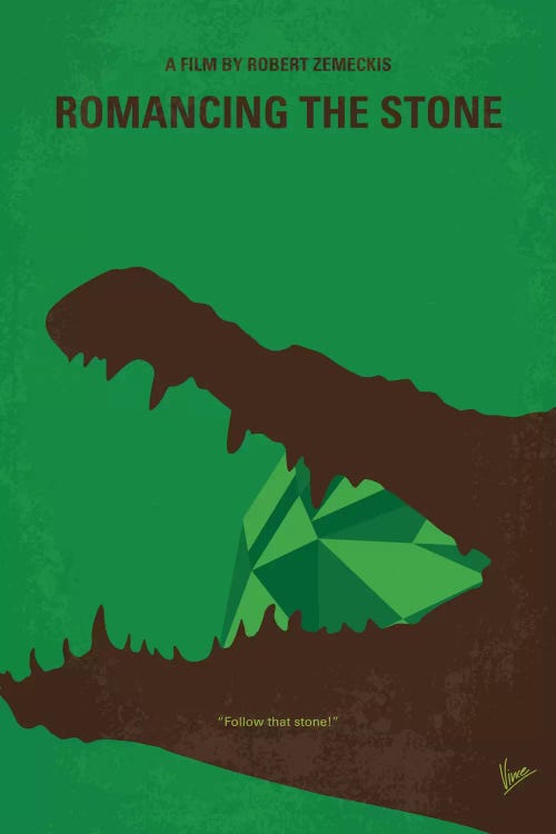 Romancing The Stone Minimal Movie Poster