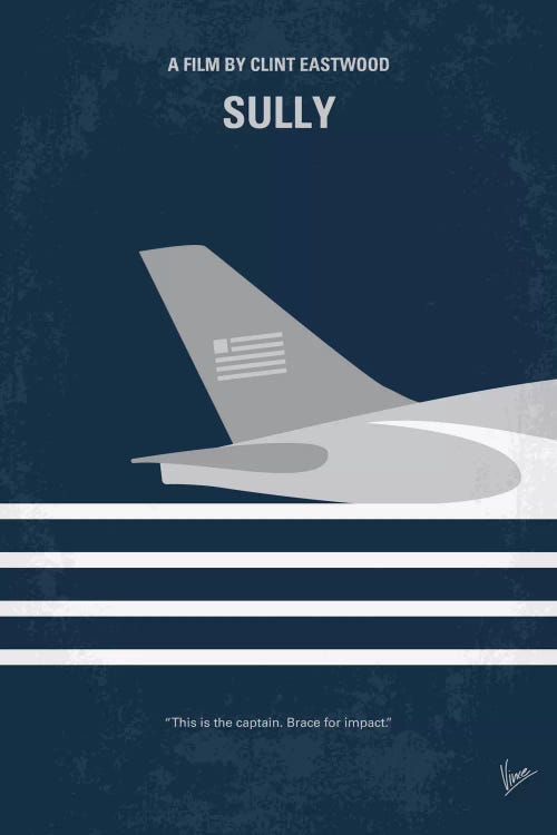 Sully: Miracle On The Hudson Minimal Movie Poster