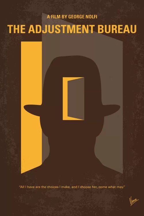 The Adjustment Bureau Minimal Movie Poster