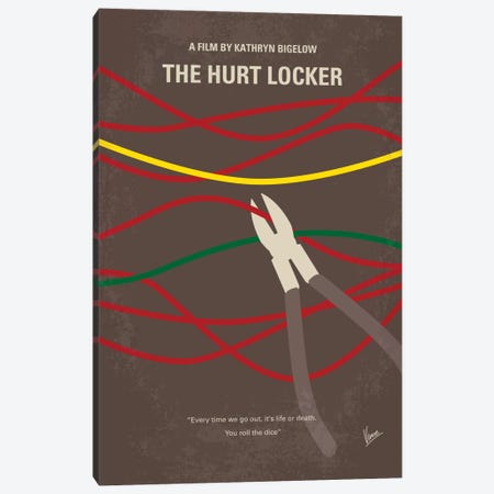 The Hurt Locker Minimal Movie Poster Canvas Print #CKG752} by Chungkong Canvas Print