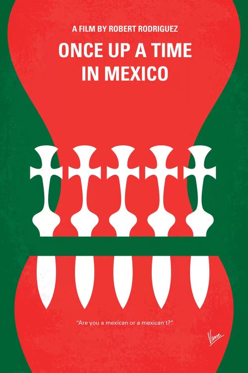 Once Upon A Time In Mexico Minimal Movie Poster