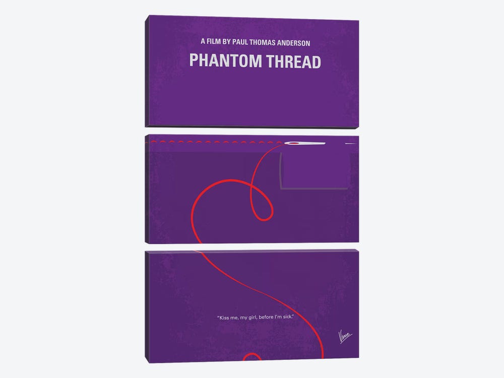 Phantom Thread Minimal Movie Poster by Chungkong 3-piece Art Print