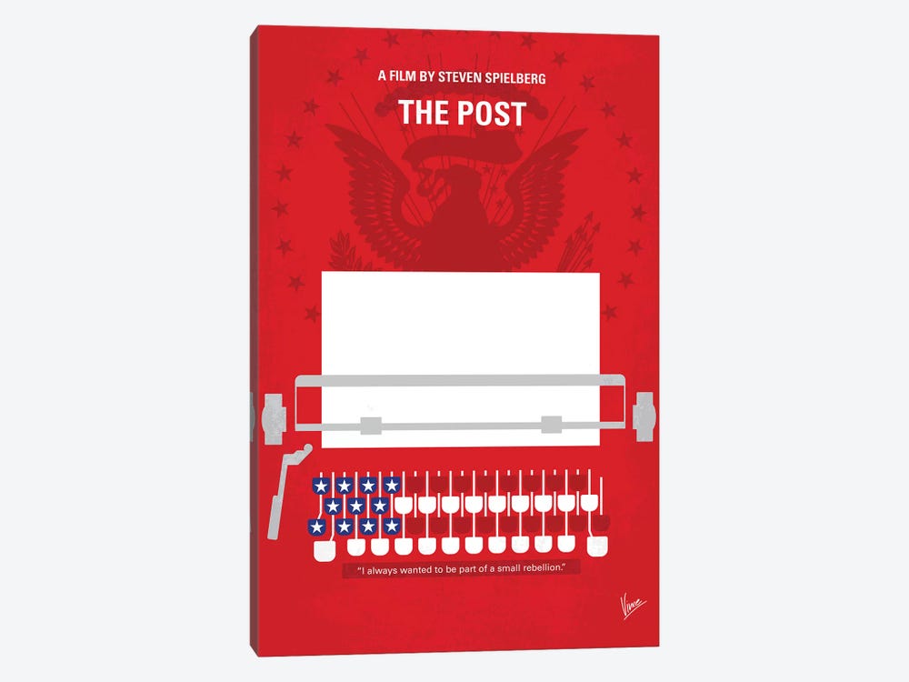 The Post Minimal Movie Poster by Chungkong 1-piece Canvas Wall Art