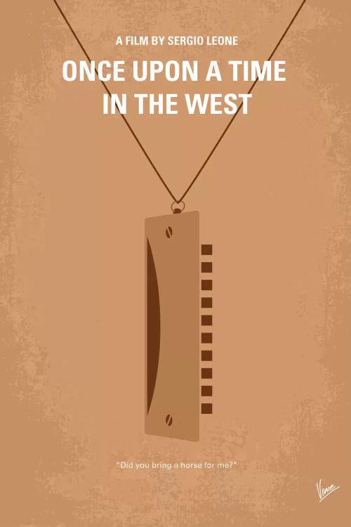 Once Upon A Time In The West Minimal Movie Poster