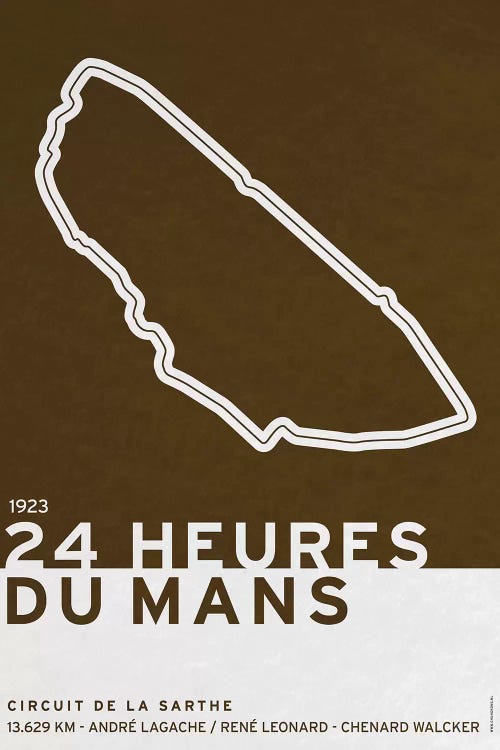 1923 24 Heures du Mans by Chungkong wall art