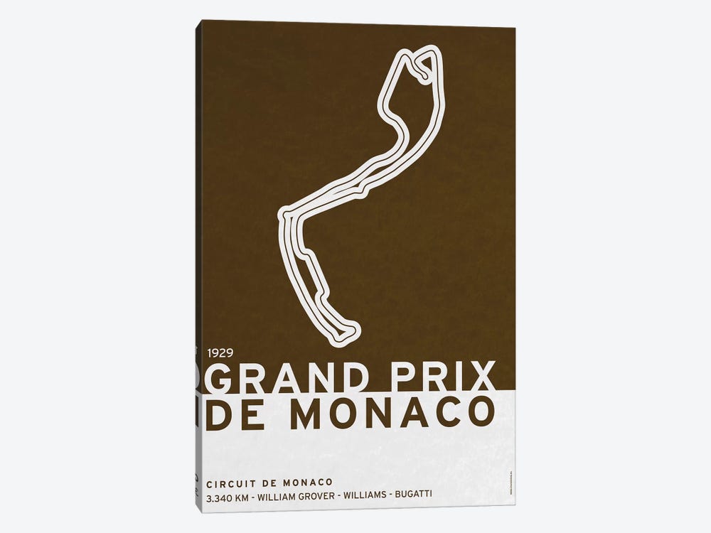1929 Grand Prix de Monaco by Chungkong 1-piece Canvas Art
