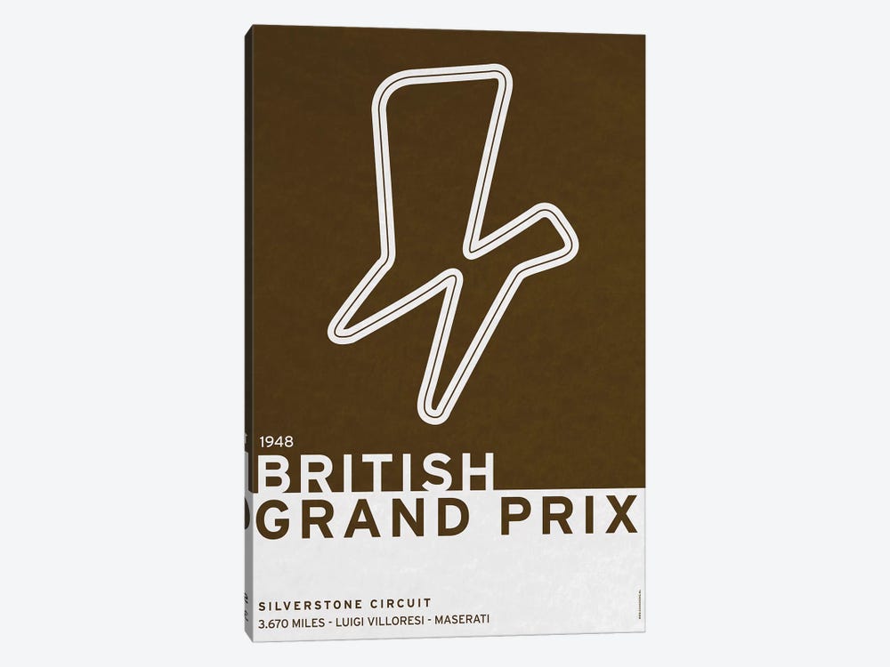 1948 British Grand Prix by Chungkong 1-piece Canvas Print