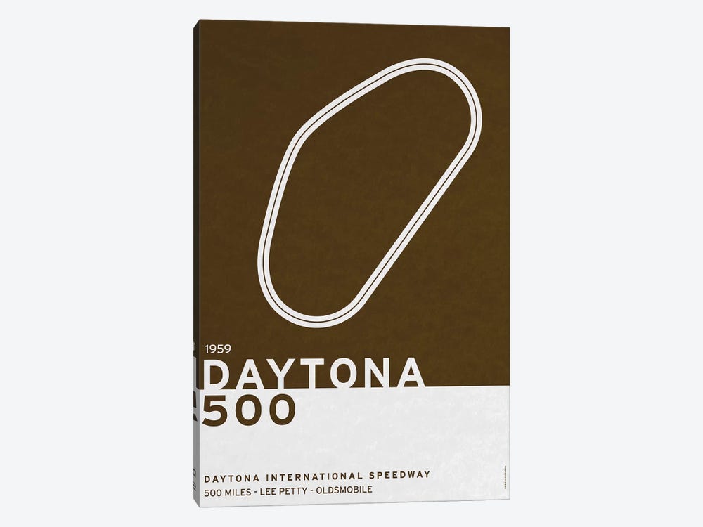 1959 Daytona 500 by Chungkong 1-piece Canvas Artwork