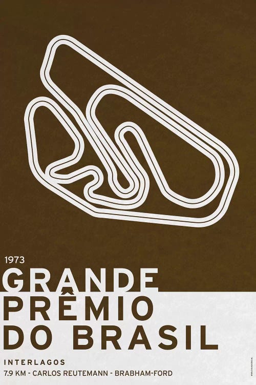 1973 Grande Prêmio do Brasil by Chungkong wall art