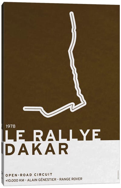 1978 Le Rallye Dakar Canvas Art Print - Auto Racing Art