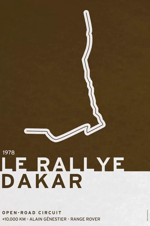 1978 Le Rallye Dakar by Chungkong wall art