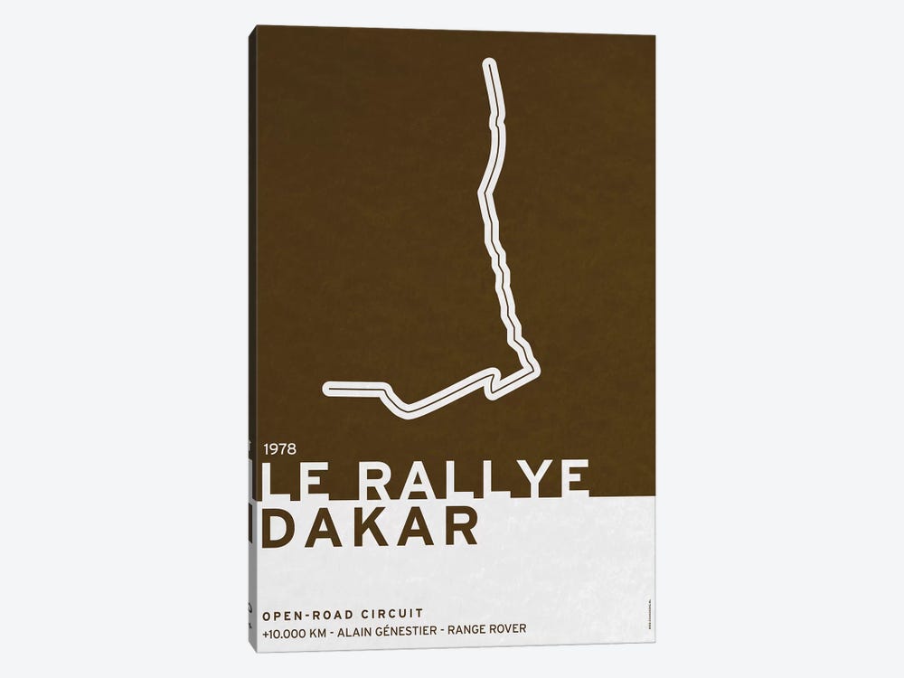 1978 Le Rallye Dakar by Chungkong 1-piece Canvas Art
