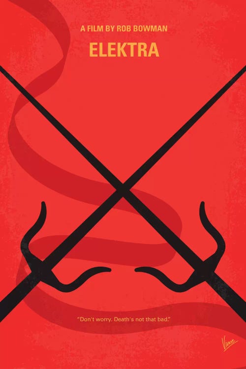 Elektra Minimal Movie Poster