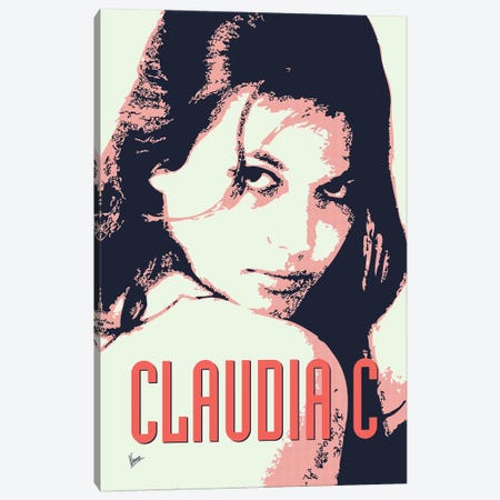 60's Diva Claudia C. Canvas Print #CKG781} by Chungkong Canvas Art