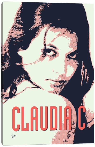 60's Diva Claudia C. Canvas Art Print - Home Theater Art