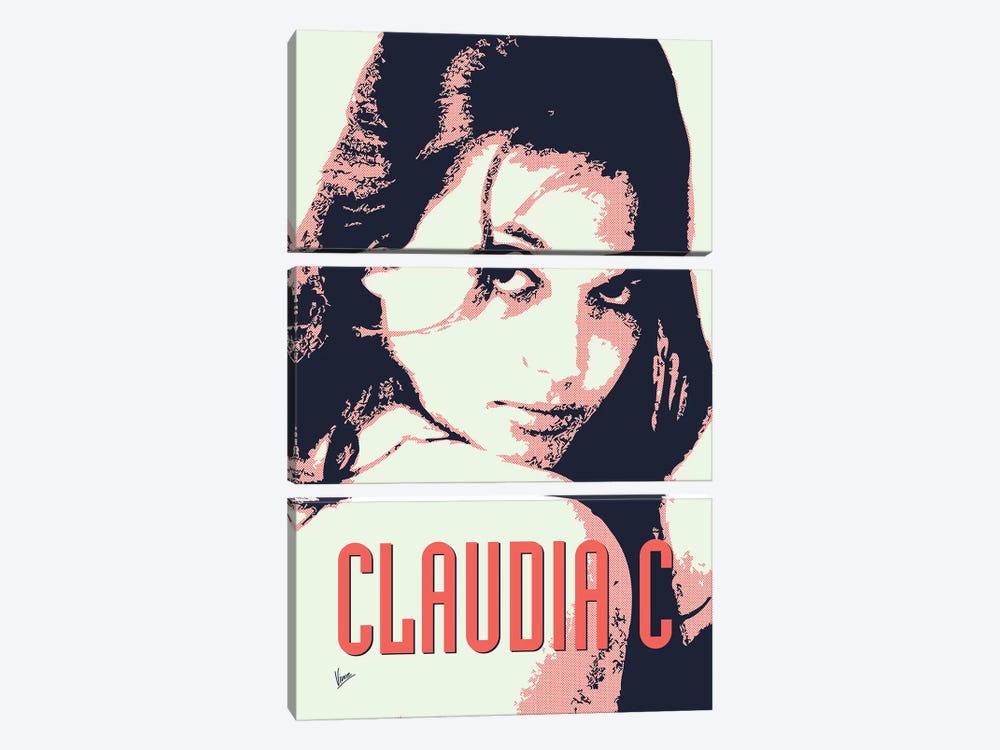 60's Diva Claudia C. by Chungkong 3-piece Canvas Print