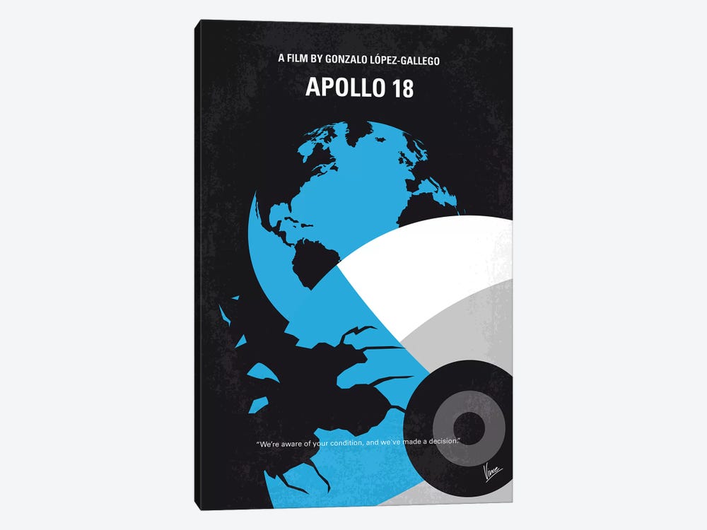 Apollo 18 Minimal Movie Poster by Chungkong 1-piece Art Print