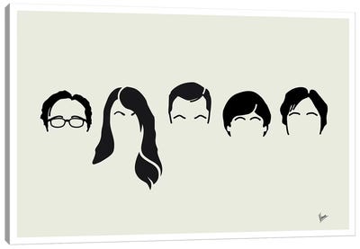 Big Bang Hair Theory Canvas Art Print - The Big Bang Theory