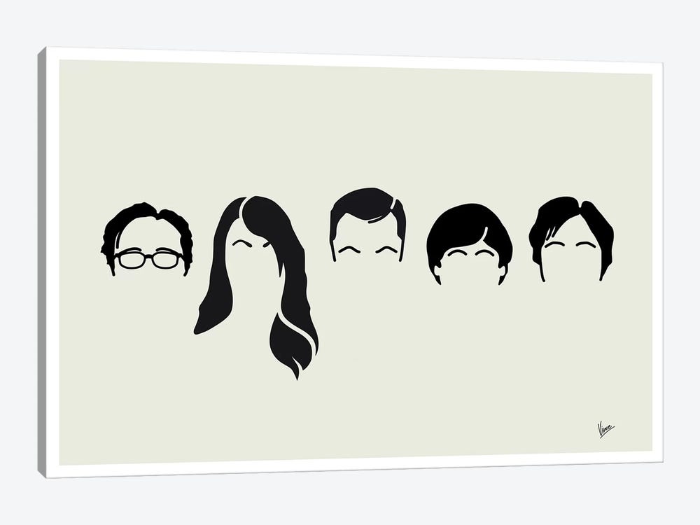 Big Bang Hair Theory by Chungkong 1-piece Art Print