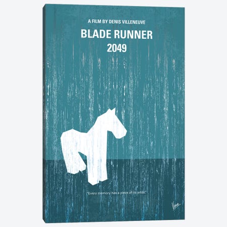 Blade Runner 2049 Minimal Movie Poster Canvas Print #CKG800} by Chungkong Canvas Art Print