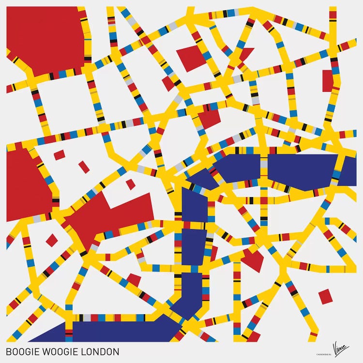 Boogie Woogie London by Chungkong wall art