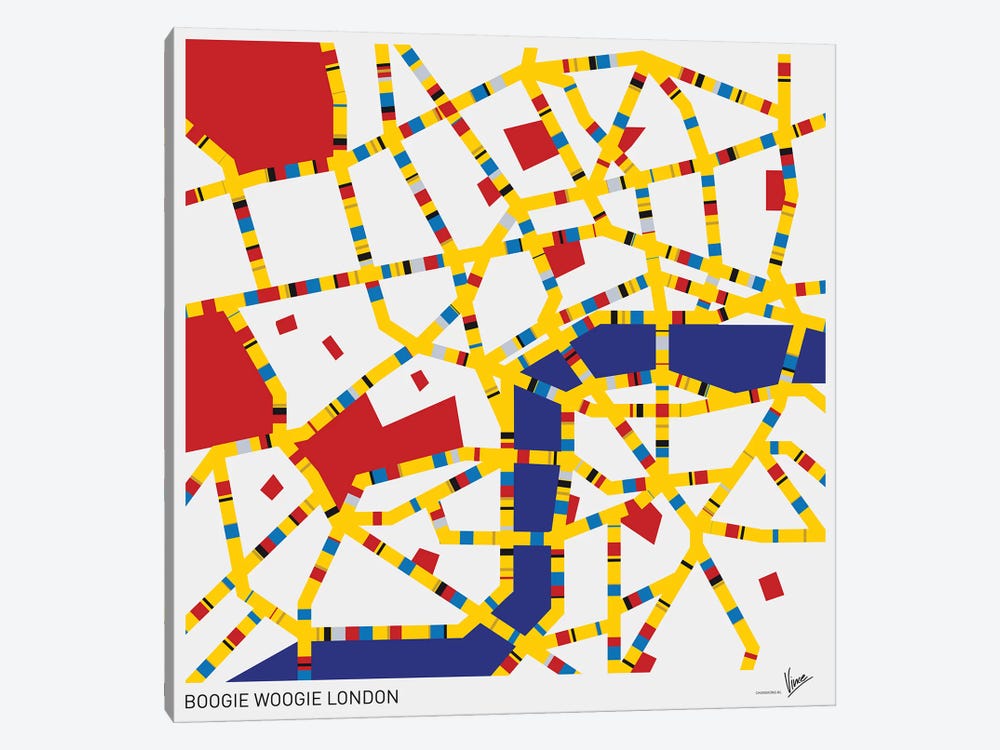 Boogie Woogie London by Chungkong 1-piece Canvas Artwork