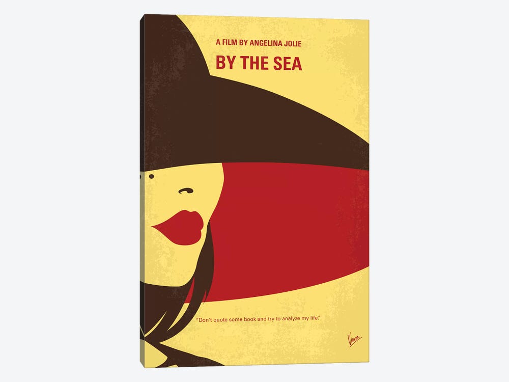 By The Sea Minimal Movie Poster by Chungkong 1-piece Canvas Artwork
