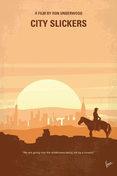 City Slickers Minimal Movie Poster