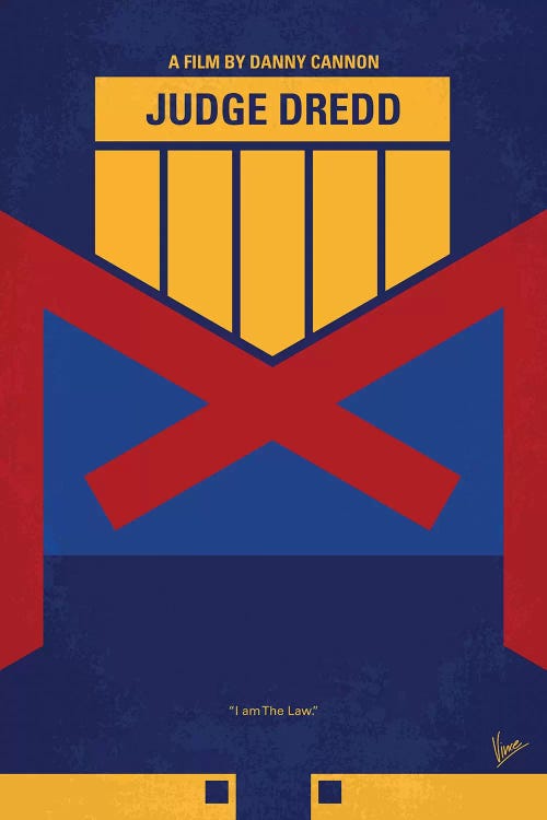 Dredd Minimal Movie Poster