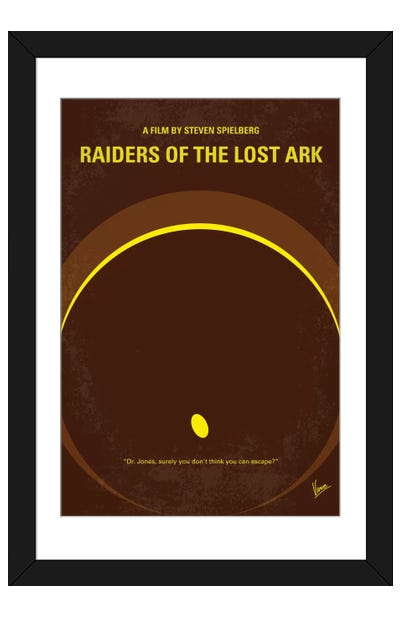 raiders of the lost ark poster minimalist
