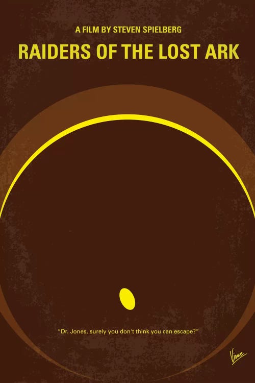 Raiders Of The Lost Ark Minimal Movie Poster