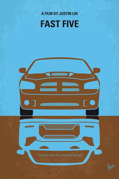 Fast Five Minimal Movie Poster