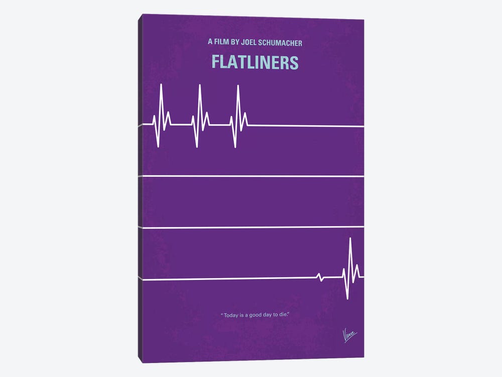 Flatliners Minimal Movie Poster by Chungkong 1-piece Canvas Artwork