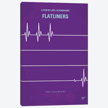 Flatliners Minimal Movie Poster Canvas Print #CKG873} by Chungkong Canvas Artwork