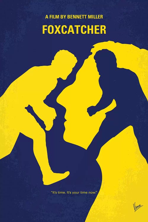Foxcatcher Minimal Movie Poster by Chungkong wall art