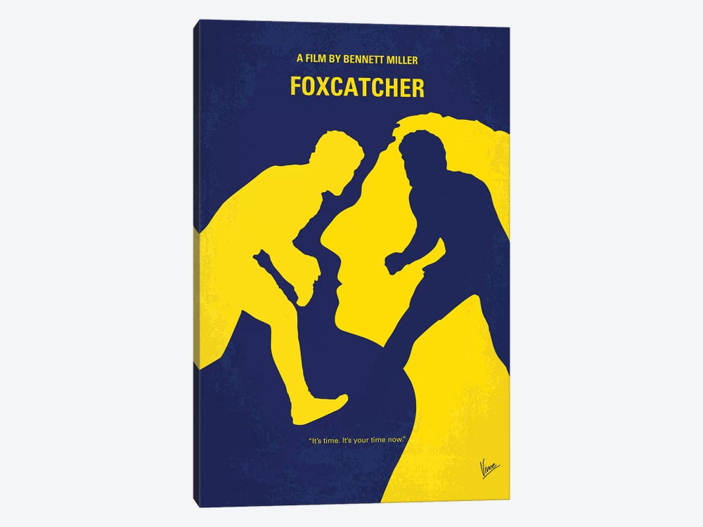 Foxcatcher Minimal Movie Poster by Chungkong 1-piece Canvas Print