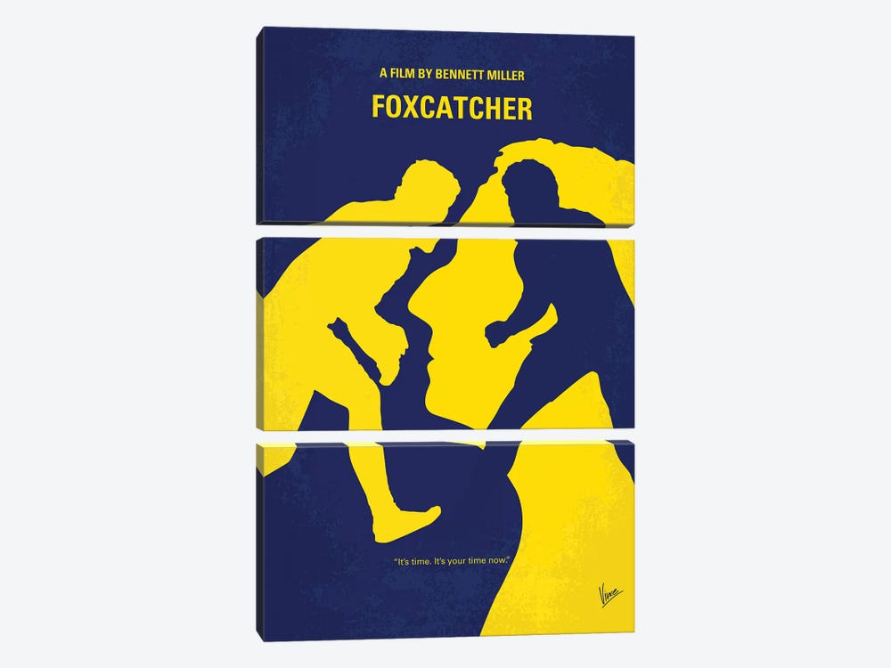 Foxcatcher Minimal Movie Poster by Chungkong 3-piece Canvas Art Print