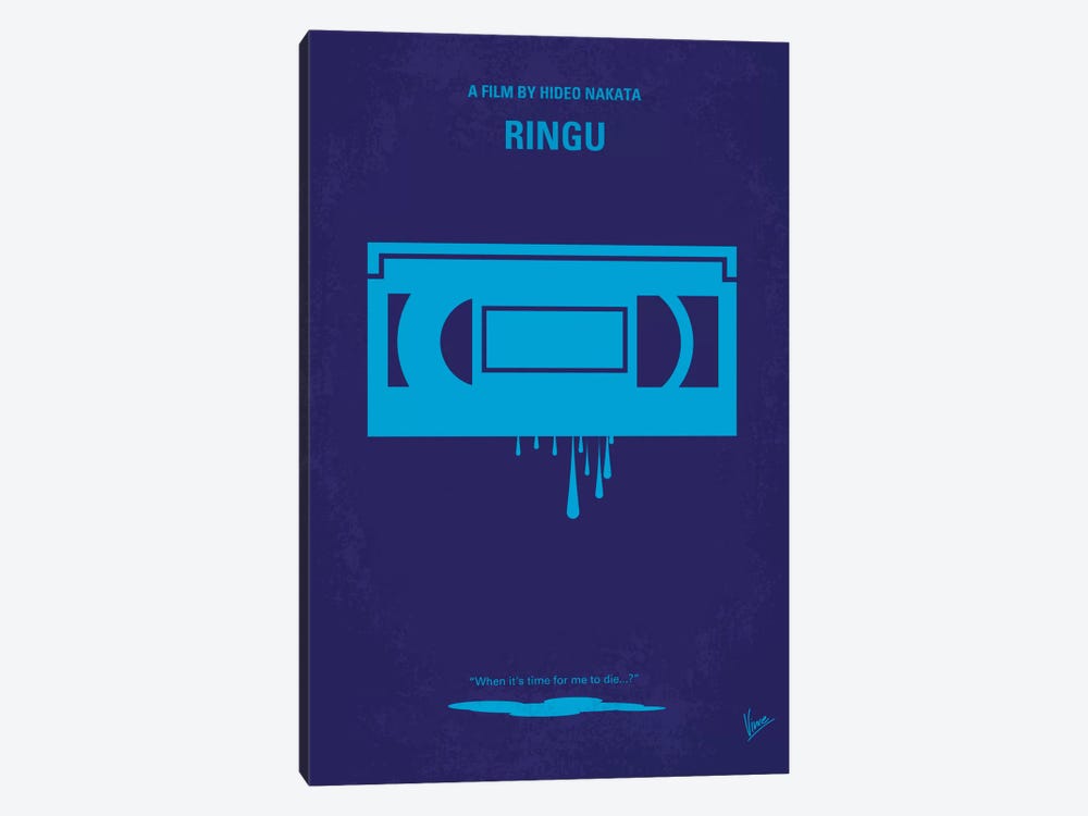 Ringu Minimal Movie Poster by Chungkong 1-piece Canvas Art