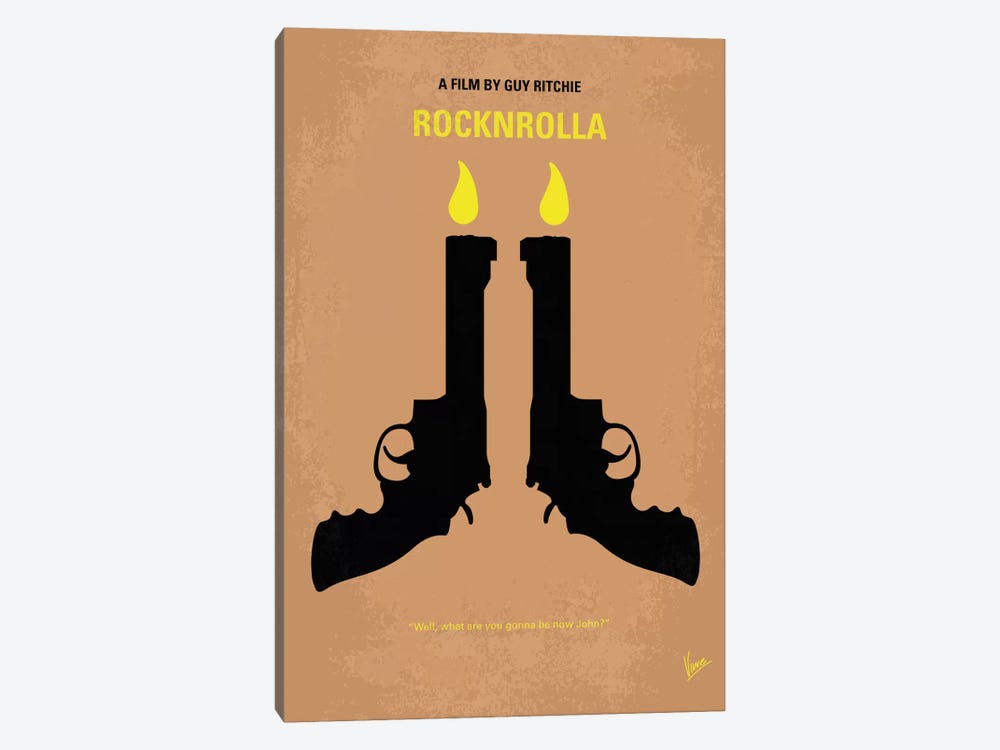 Rocknrolla Minimal Movie Poster by Chungkong 1-piece Art Print