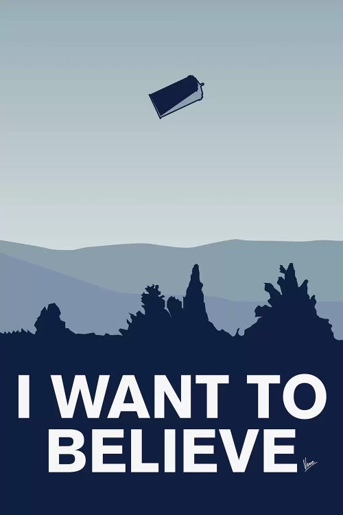 I Want To Believe Minimal Poster Tardis