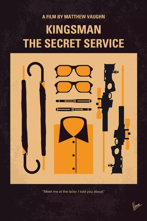 Kingsman Minimal Movie Poster