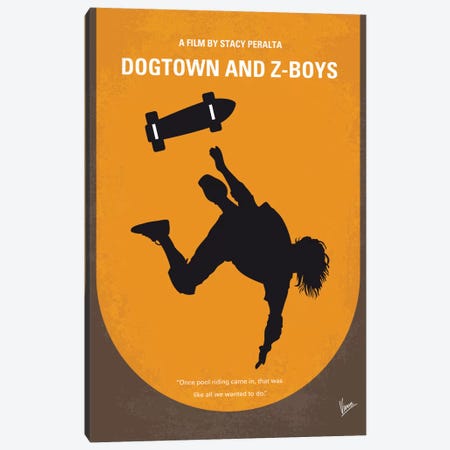 Dogtown And Z-boys Minimal Movie Poster Canvas Print #CKG8} by Chungkong Art Print