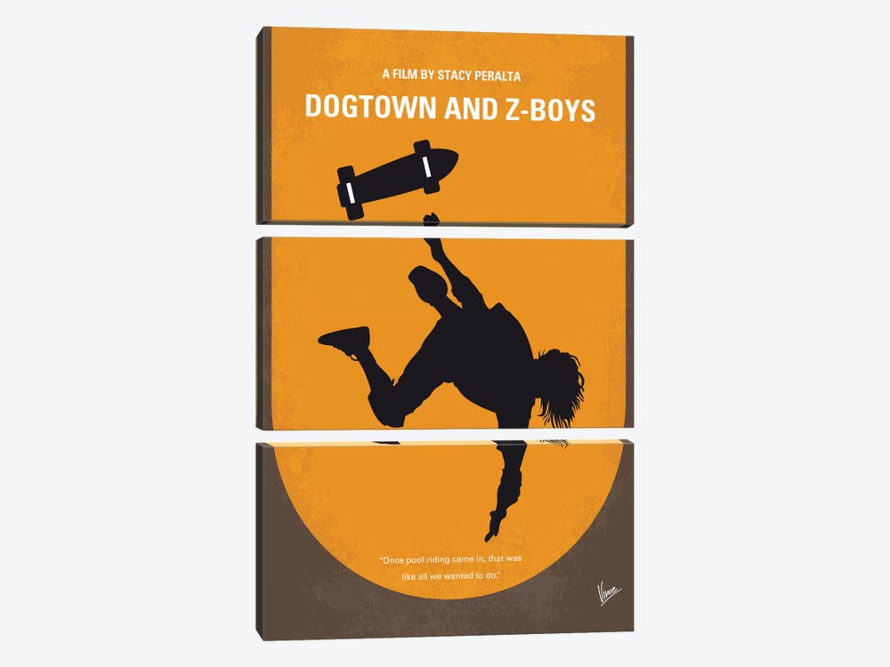 Dogtown And Z-boys Minimal Movie Poster by Chungkong 3-piece Art Print