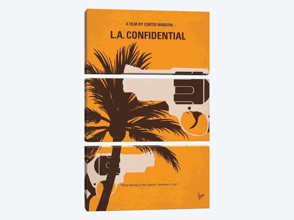 L.A. Confidential Minimal Movie Poster by Chungkong 3-piece Art Print