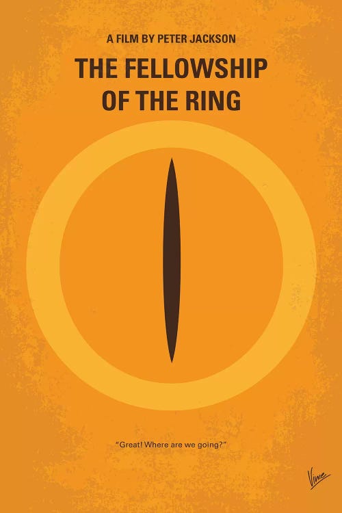 LOTR I Minimal Movie Poster