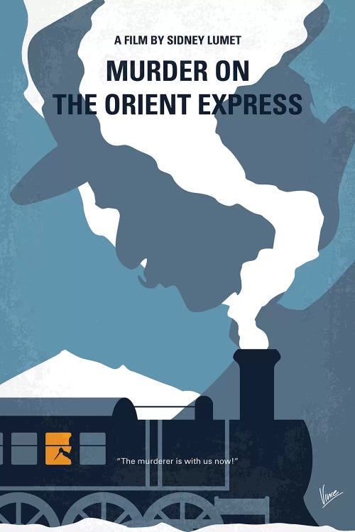 Murder On The Orient Express Minimal Movie Poster