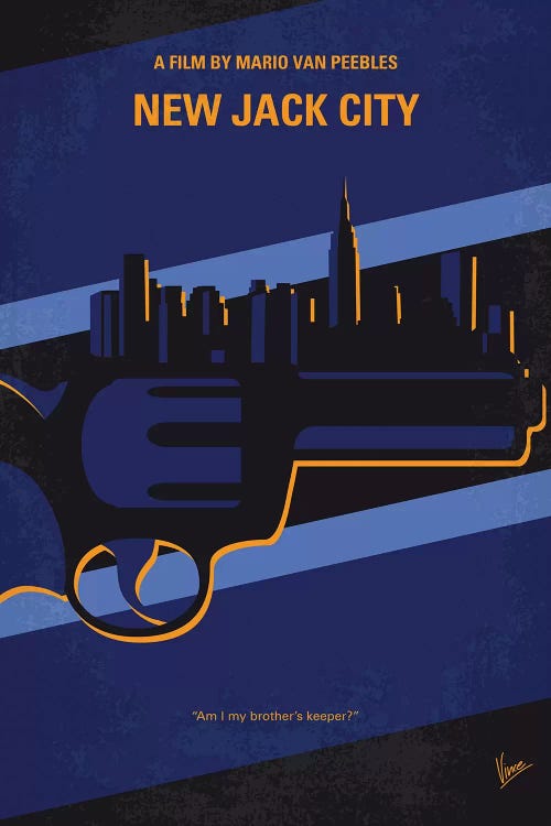 New Jack City Minimal Movie Poster by Chungkong wall art