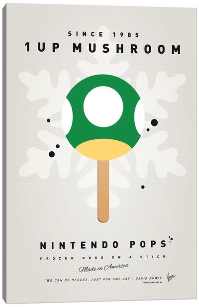 Nintendo Ice Pop II Canvas Art Print - Ice Cream & Popsicle Art