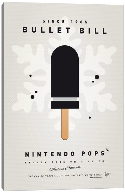 Nintendo Ice Pop III Canvas Art Print - Ice Cream & Popsicle Art